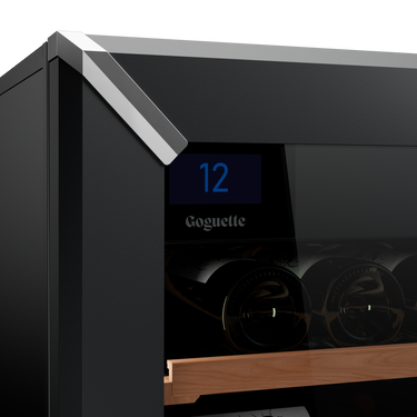 Goguette Small Single Zone Wine Fridge – Black | 50+ Bottle Capacity