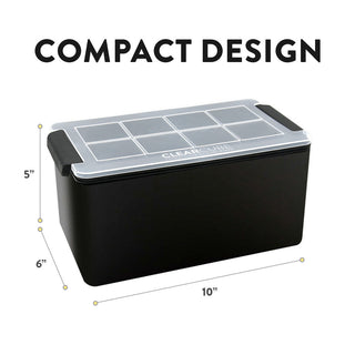 ClearCube Ice Maker. Compact design. 10" x 5" x 6"