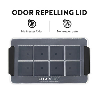 ClearCube Ice Maker with an odor repelling lid. 