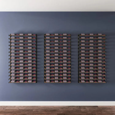 Evolution Wine Wall 15 3C Wall Mounted Metal Wine Rack