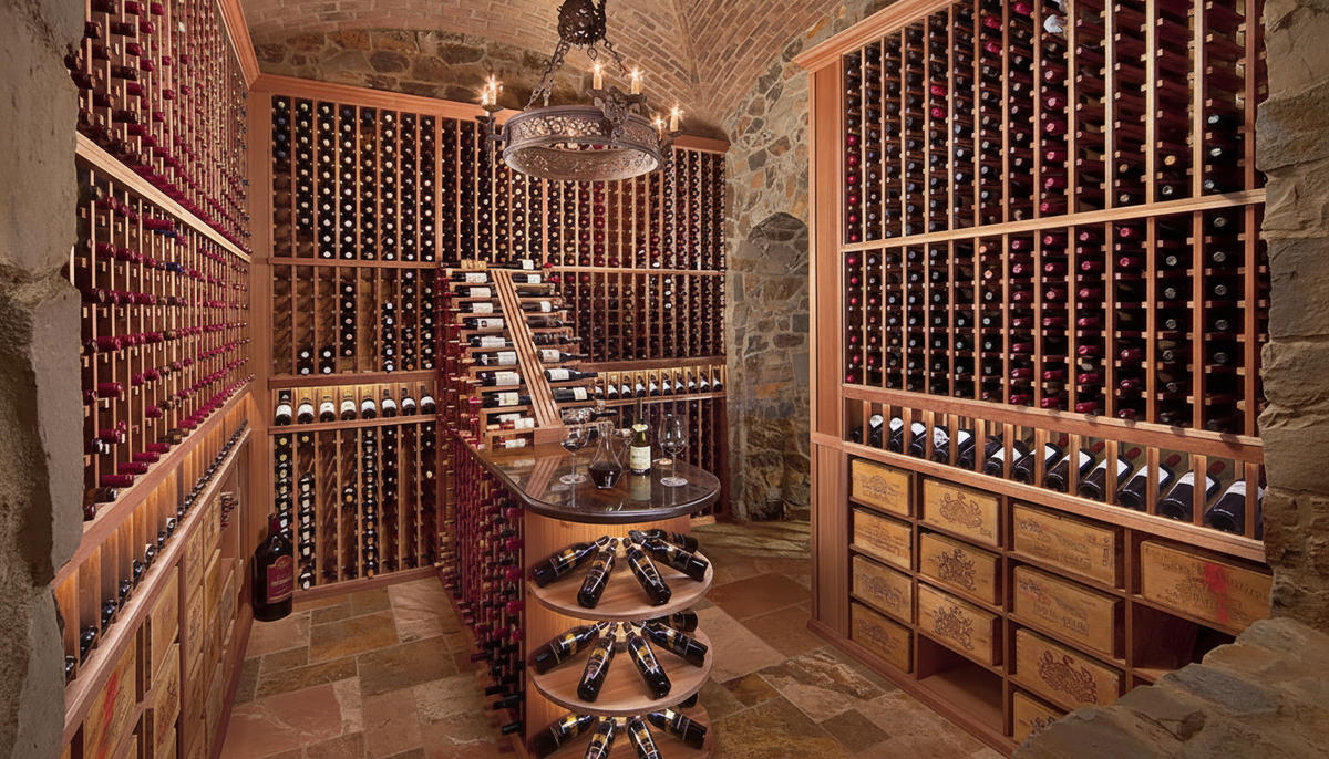 Waterfall Wine Rack Kit - Holds 155 Bottles | WineRacks.com – Wine Racks