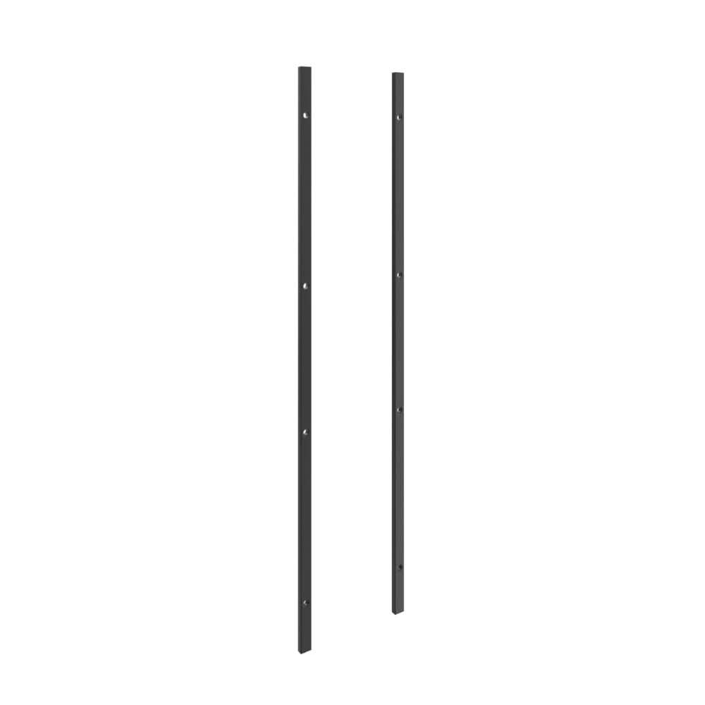 W Series Wine Rack Frame Back Support in Matte Black