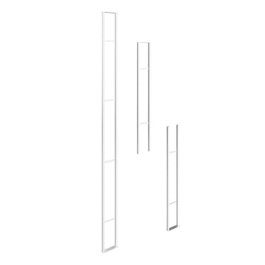 W Series 10 Foot Wine Rack Frame in Chrome Luxe