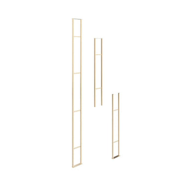 W Series 10 Foot Wine Rack Frame in Golden Bronze
