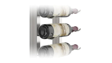 W Series Single Sided Floating Wine Rack Kit, 10 Foot Floor to Ceiling Display
