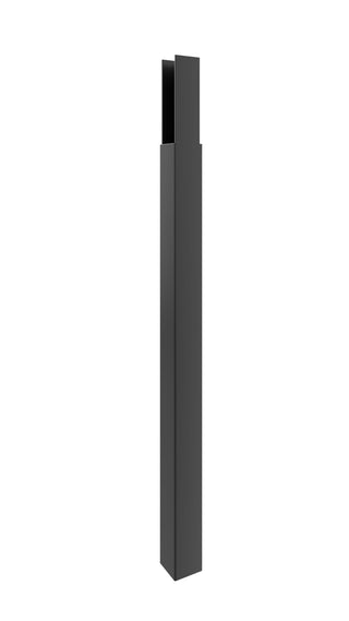 R Series Helix Post System 2' extension, for ceilings up to 146" matte black finish