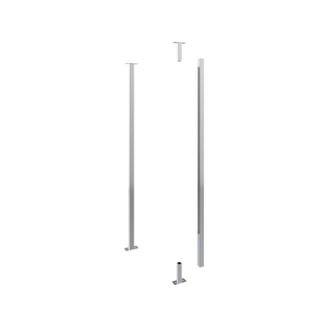 VintageView Floor-to-Ceiling Mounting Post 5 in Cool Gray