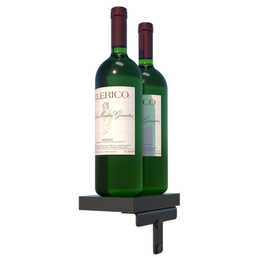 La Vieille Garde FTF-C Black Floating Shelf for Frontenac Webkits Centered on the Stud