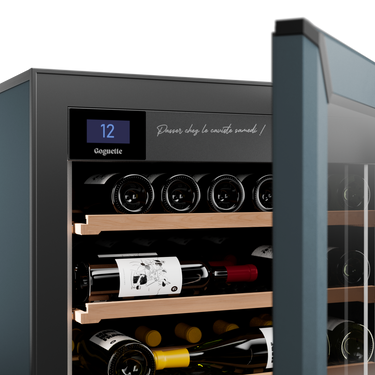 Goguette Small Single Zone Wine Fridge – Slate Blue| 50+ Bottle Capacity