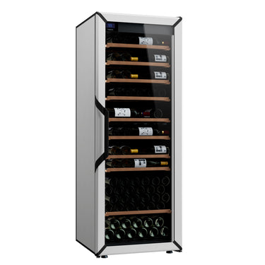 Goguette Large Single Zone Wine Fridge – White | 150+ Bottle Capacity