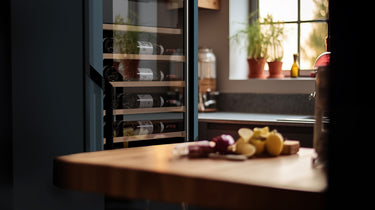 Goguette Large Multi Zone Wine Fridge – Slate Blue | 162+ Bottle Capacity