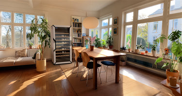 Goguette Large Single Zone Wine Fridge – White | 150+ Bottle Capacity