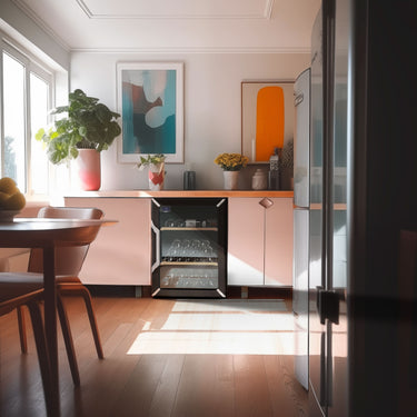 Goguette Small Single Zone Wine Fridge – Black | 50+ Bottle Capacity