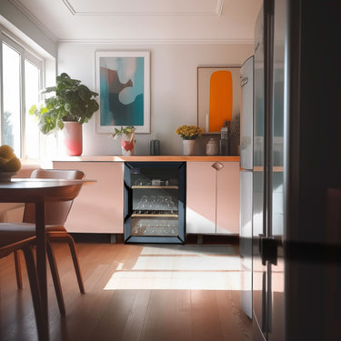 Goguette Small Single Zone Wine Fridge – Slate Blue| 50+ Bottle Capacity