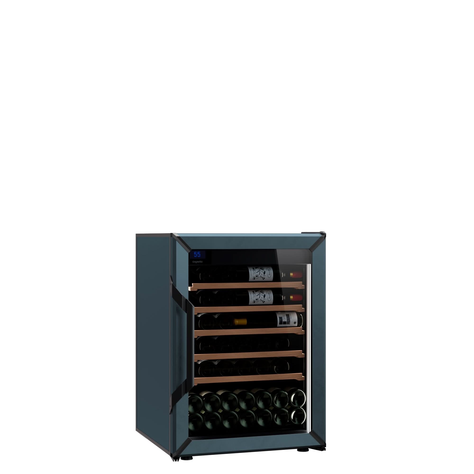 Goguette Small Single Zone Wine Fridge – Slate Blue| 50+ Bottle Capaci ...