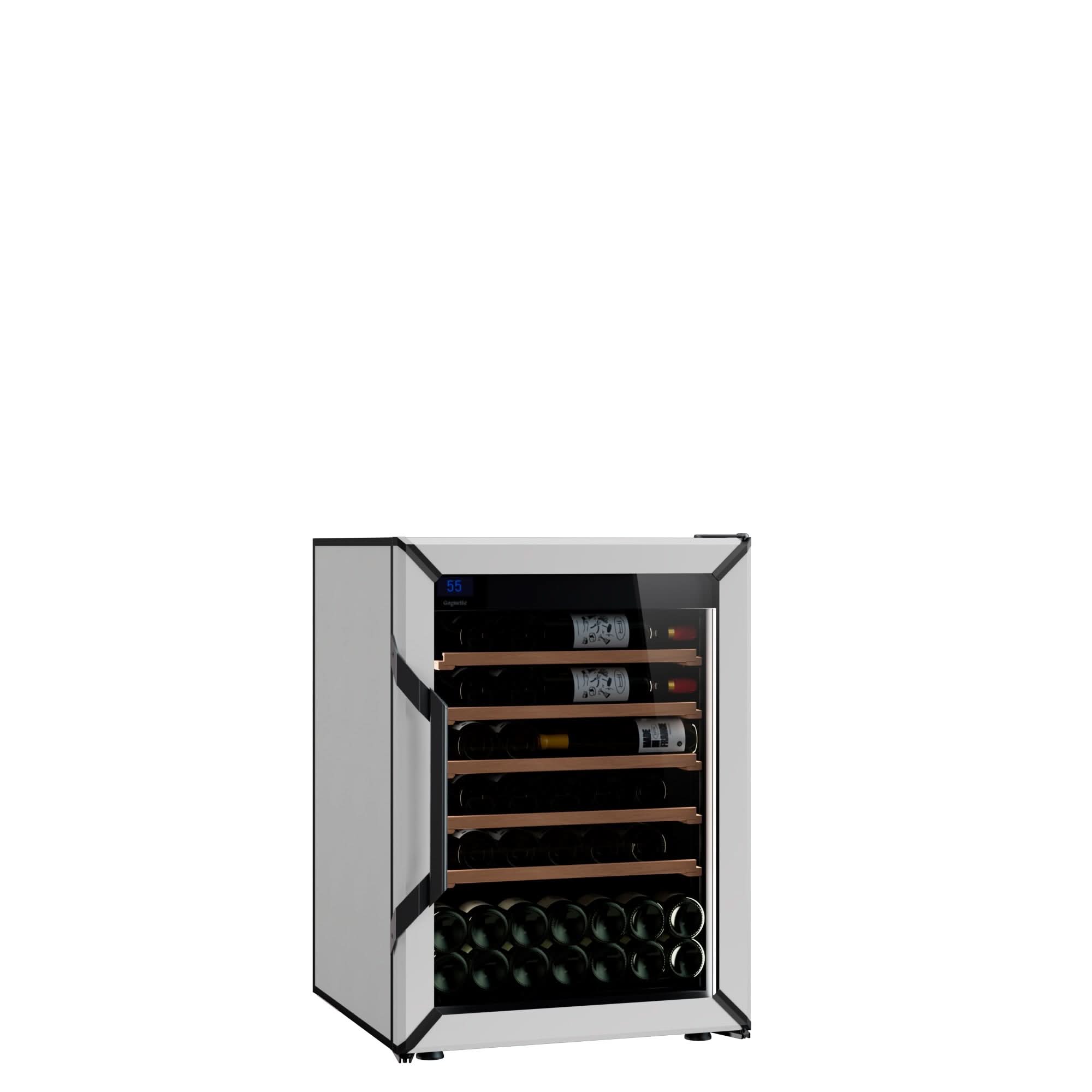 Goguette Small Single Zone Wine Fridge – White | 50+ Bottle Capacity ...