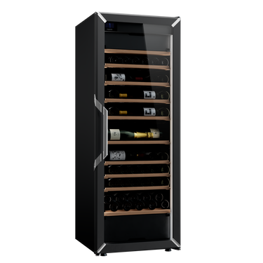 Goguette Large Multi Zone Wine Fridge – Black | 162+ Bottle Capacity
