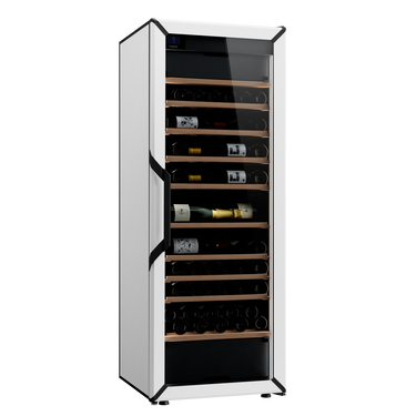 Goguette Large Multi Zone Wine Fridge – White | 162+ Bottle Capacity