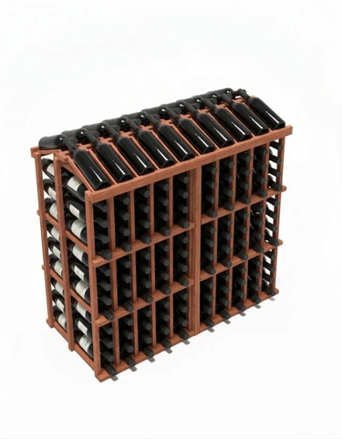 Standard Island Display Merchandiser for Retail Wine Bottle Storage