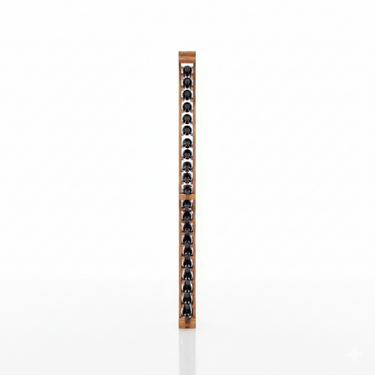 Wine rack with multiple bottles on a white background