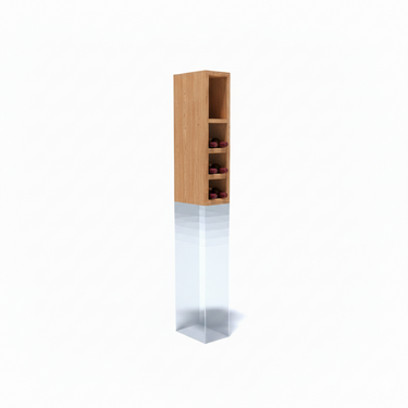 Wine Racking 6 Bottle Stacked Display Upper Rack