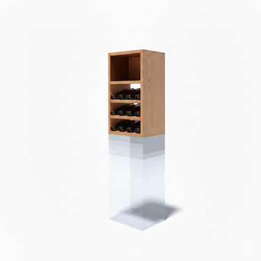 upper cabinet wine rack