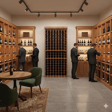 8 Column 7ft Wine Rack Kit | Holds 168 Bottles