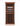 Wooden wine rack with bottles on a white background