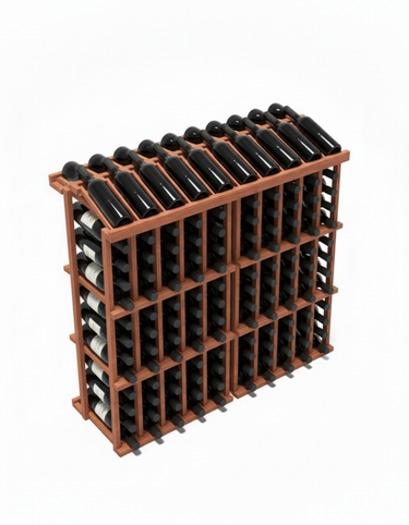 Standard Island Display Merchandiser for Retail Wine Bottle Storage