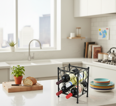 Mini Wine Matrix Freestanding Bottle Holder