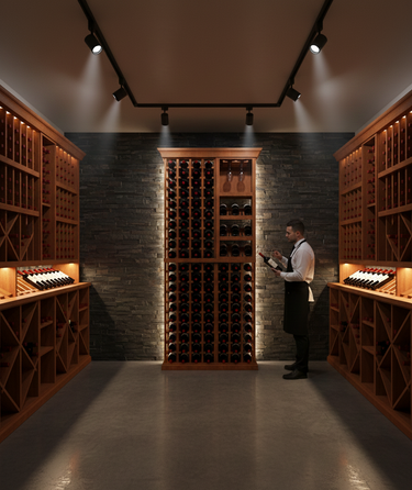 3 Foot Wine Cellar Storage System | 131 Bottle Capacity