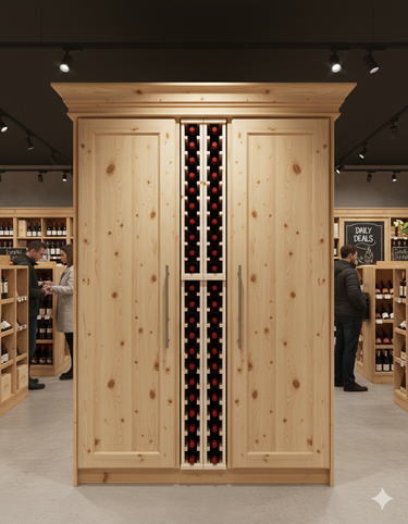 Wine Racking Kit Single 1 Column Standard Bottle Storage Rack