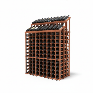 Double Tier Wall Merchandiser Retail Wine Bottle Storage