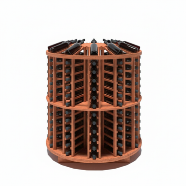 Wooden Circle Wine Rack Wine