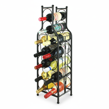 Countertop Metal Wine Bottle Storage Stand