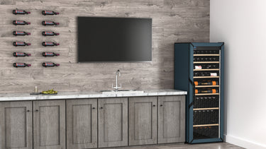 Goguette Large Multi Zone Wine Fridge – Slate Blue | 162+ Bottle Capacity