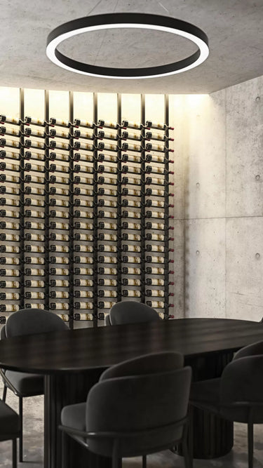 Helix Single Sided Wine Rack Post Kit 10 | Floor-to-Ceiling Mounted Bottle Storage