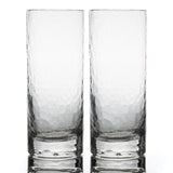 Artisan Hand-Blown Highball Cocktail Glass - Set of 2