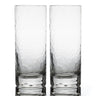 Artisan Hand-Blown Highball Cocktail Glass - Set of 2