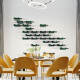 Lifestyle Images La Vieille Garde FLY Horizon Metal Wine Rack in Stainless Steel