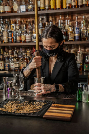 Hand Carved Muddler | Oregon Black Walnut