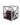 Evolution Low Profile Wine Box- Box Only in Cool Gray with Wine Bottles