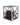 Evolution Low Profile Wine Box- Deluxe in Cool Gray with Wine Bottles