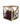 Evolution Low Profile Wine Box- Deluxe in Golden Bronze with Wine Bottles
