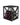 Evolution Low Profile Wine Box- Deluxe in Matte Black with Wine Bottles
