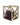 Evolution Low Profile Wine Box- Box Only in Golden Bronze with Wine Bottles