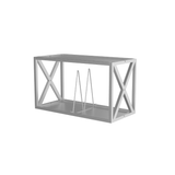 2 Column Evolution Low Profile Wine Box- Top Shelf in Cool Gray