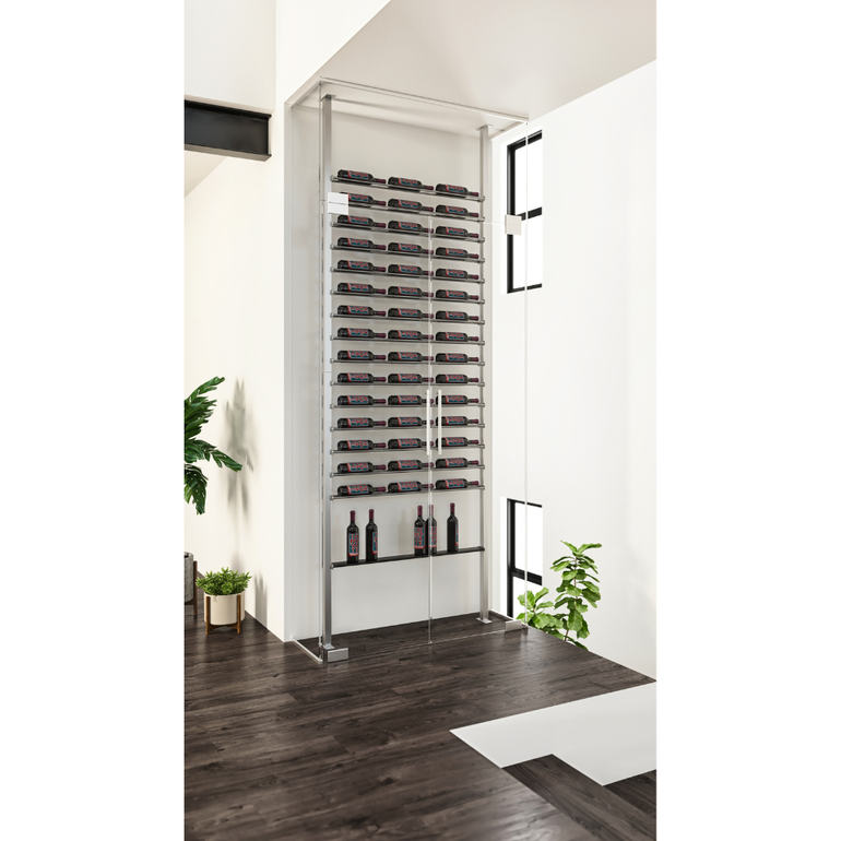 Evolution Low Profile Wine Rack – Sleek Floating Wine Storage – Wine Racks