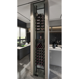 Evolution Low Profile Top Shelf Wine Box Kit 10 1 Column in Matte Black in Home