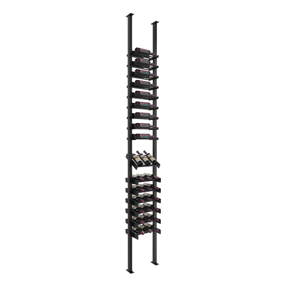 Evolution Low Profile Post Presentation Row Combo Kit 10 1 Column in Matte Black